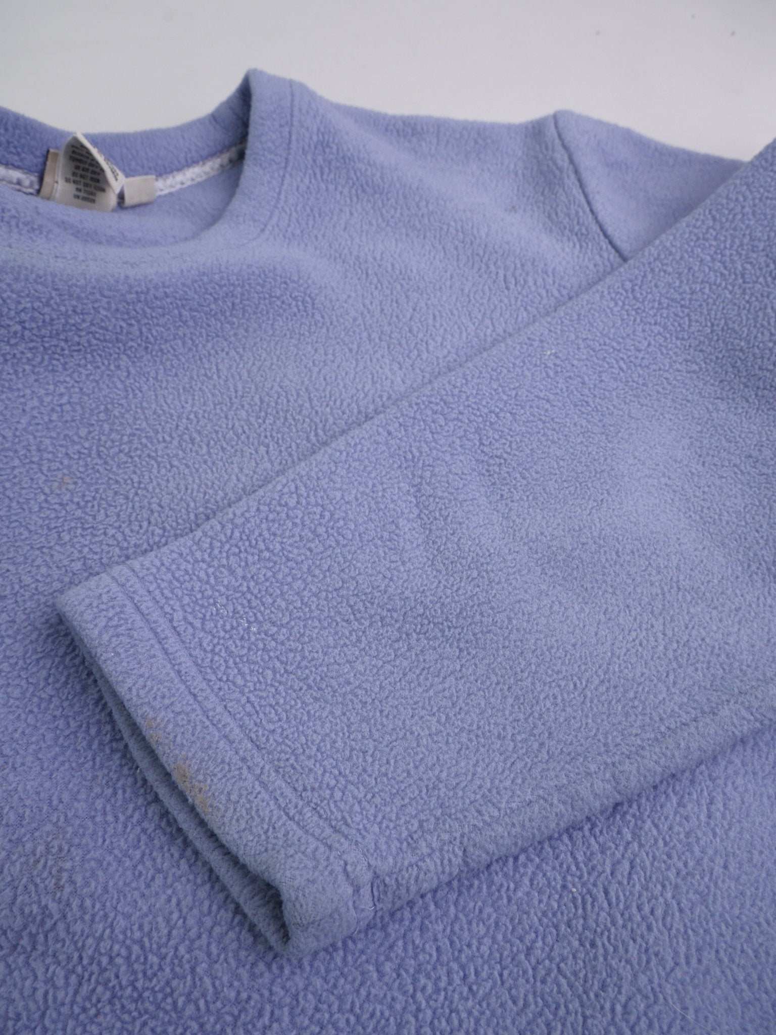 LL Bean plain Fleece blue Sweater - Peeces