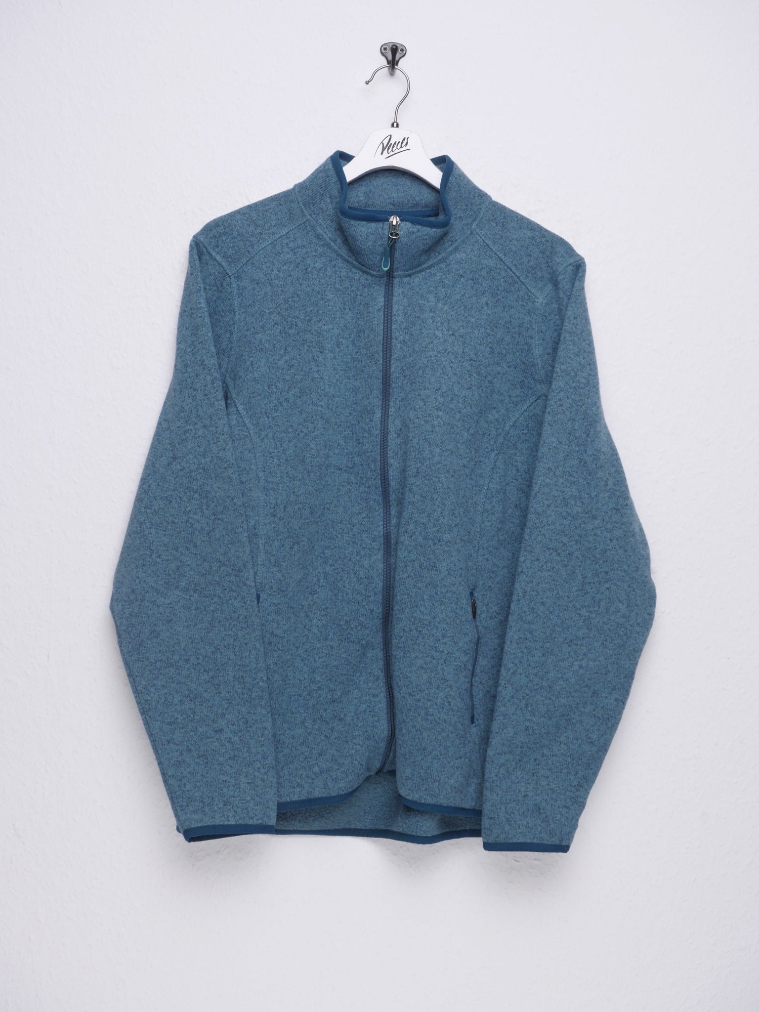 LL Bean Vintage warm turquoise Zip Sweater - Peeces