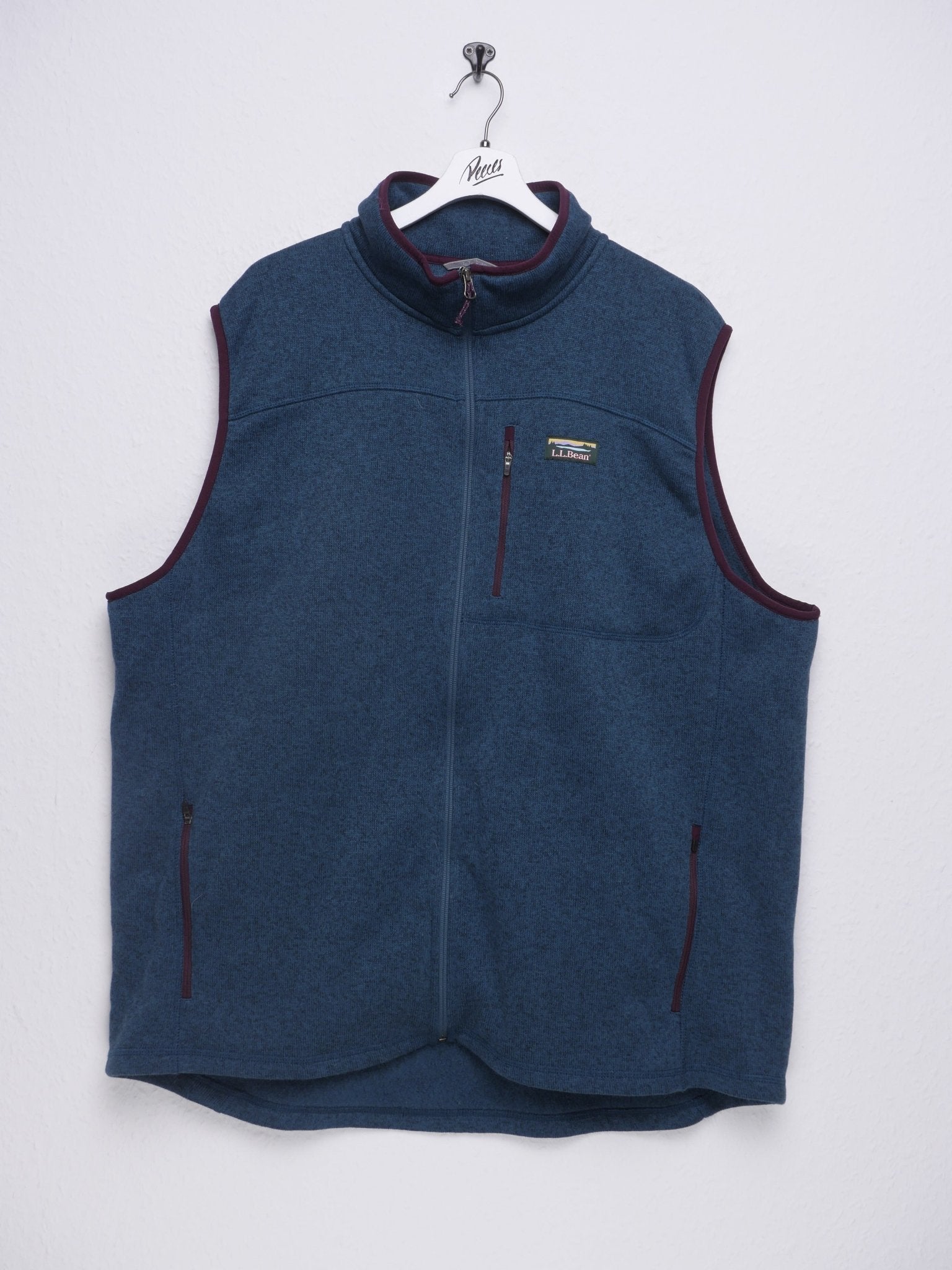 L.L.Bean embroidered Logopatch wool vest Jacke - Peeces