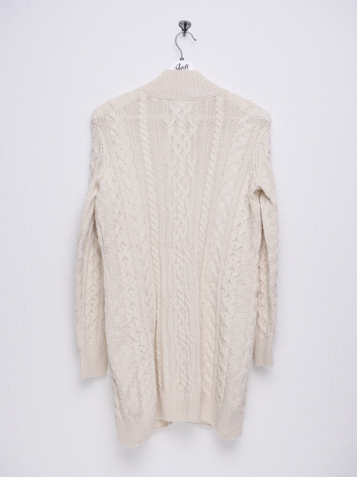 L.L.Bean knitted white Vintage Cardigan Sweater - Peeces