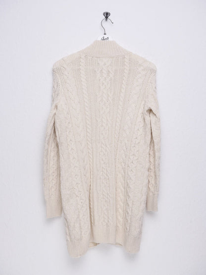 L.L.Bean knitted white Vintage Cardigan Sweater - Peeces