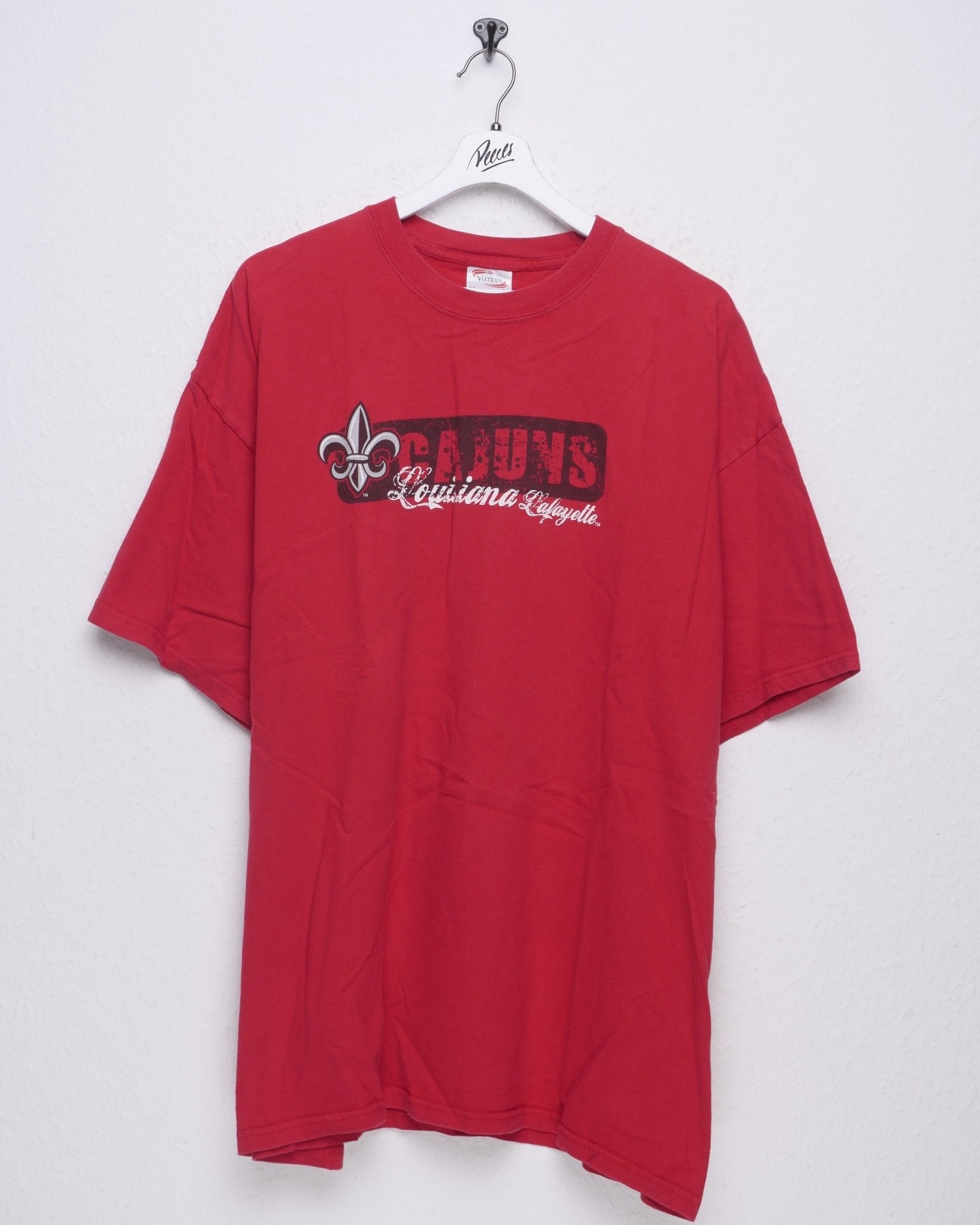Louisiana printed Spellout Vintage Shirt - Peeces