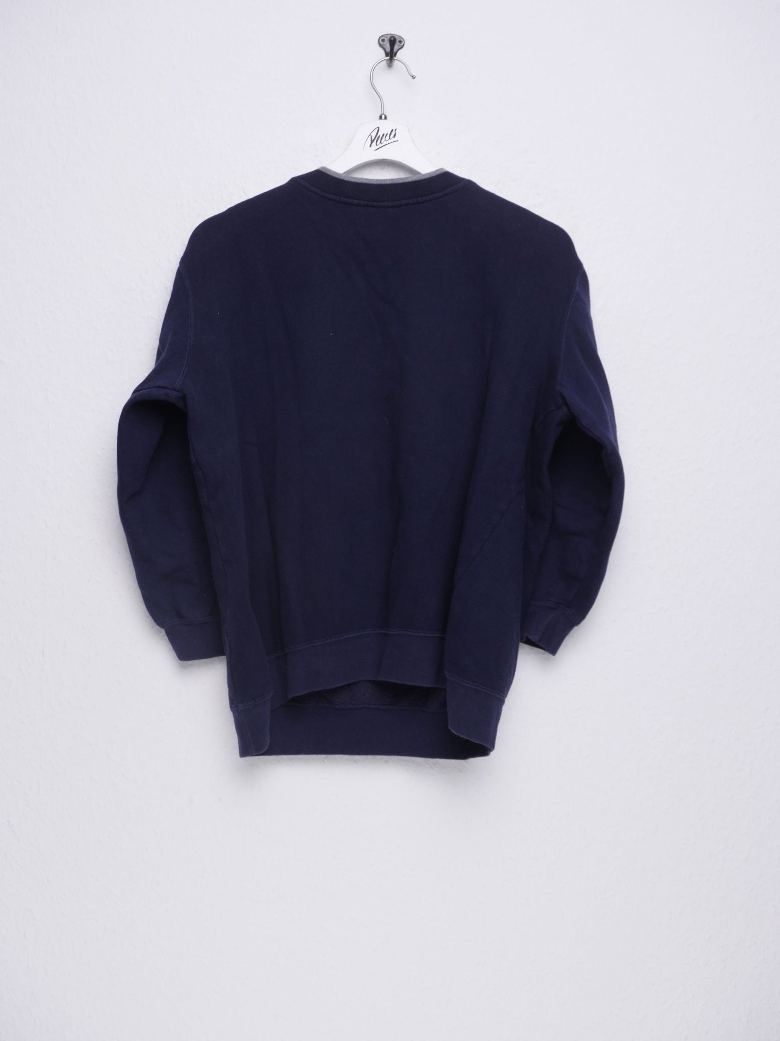 Marvin the Martian embroidered Spellout navy Sweater - Peeces