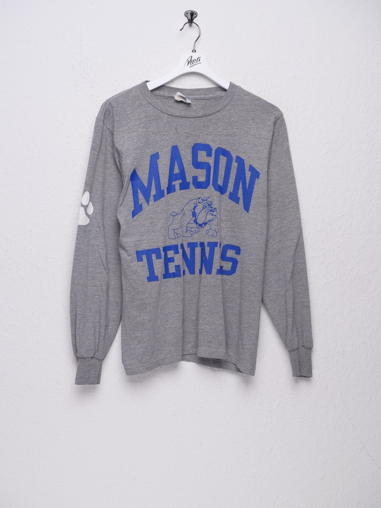 Mason Tennis printed Graphic grey L/S Shirt - Peeces
