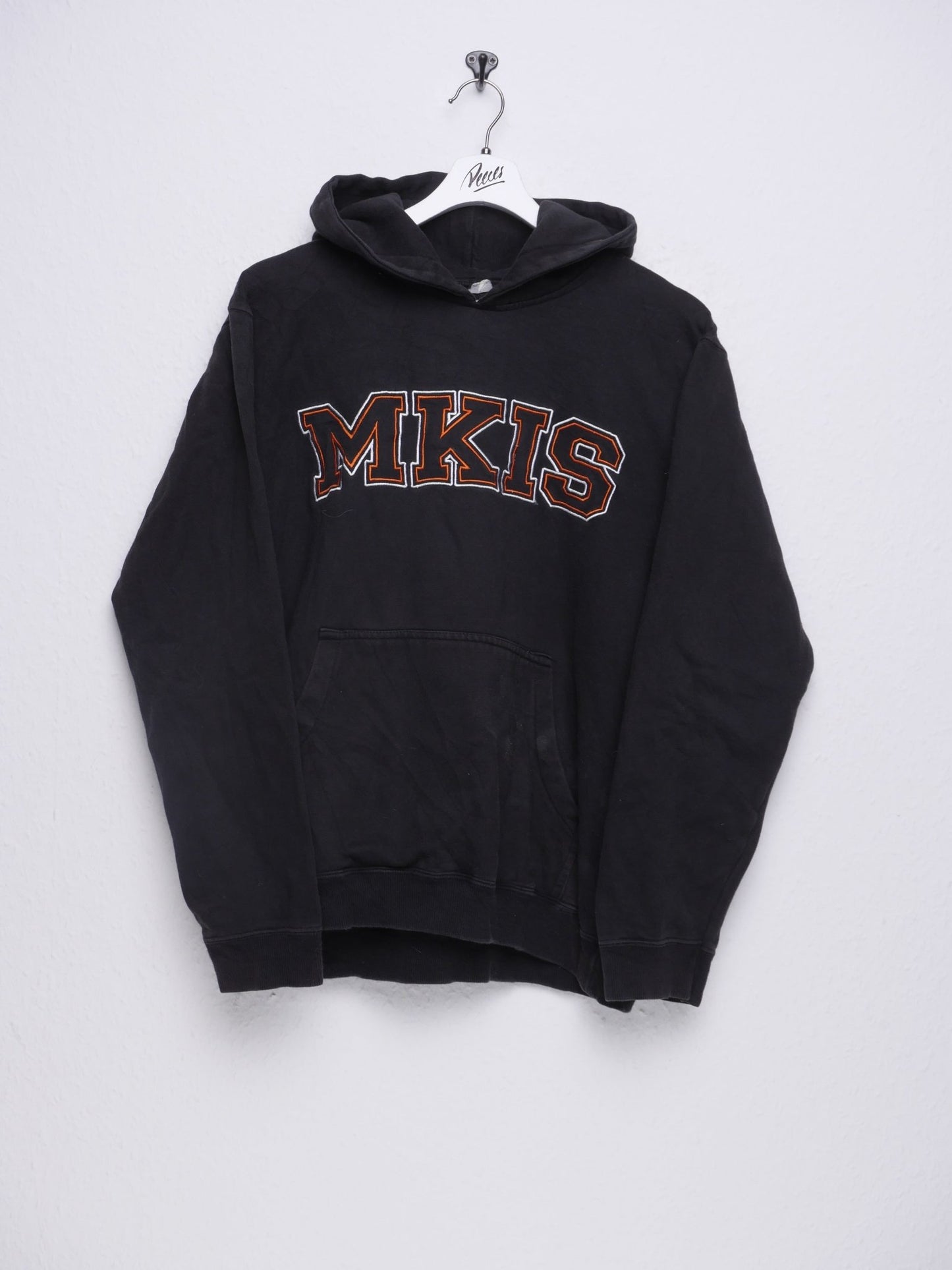MKIS Tigers embroidered Spellout black Hoodie - Peeces