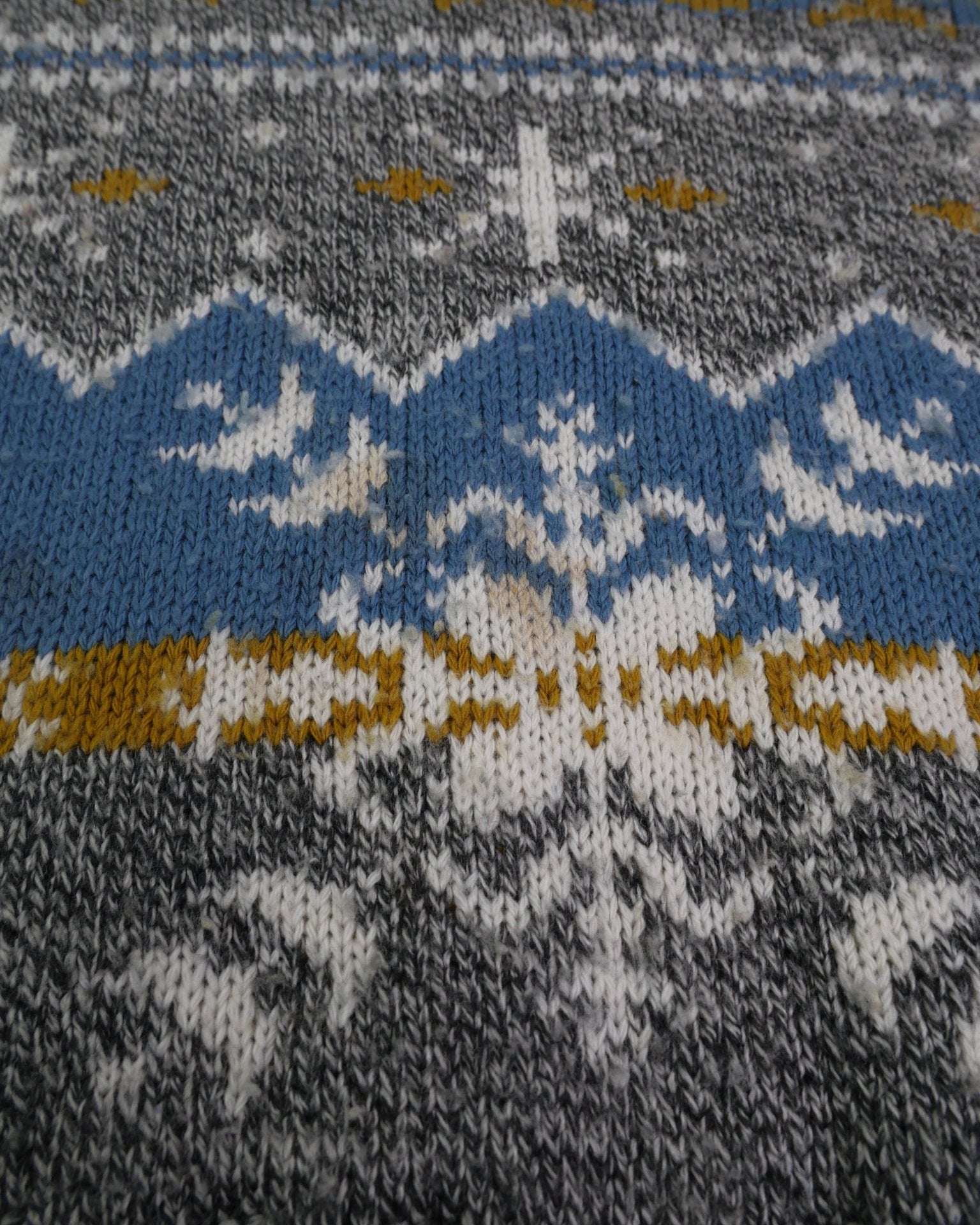 Multicolored pattern Vintage wool Sweater - Peeces