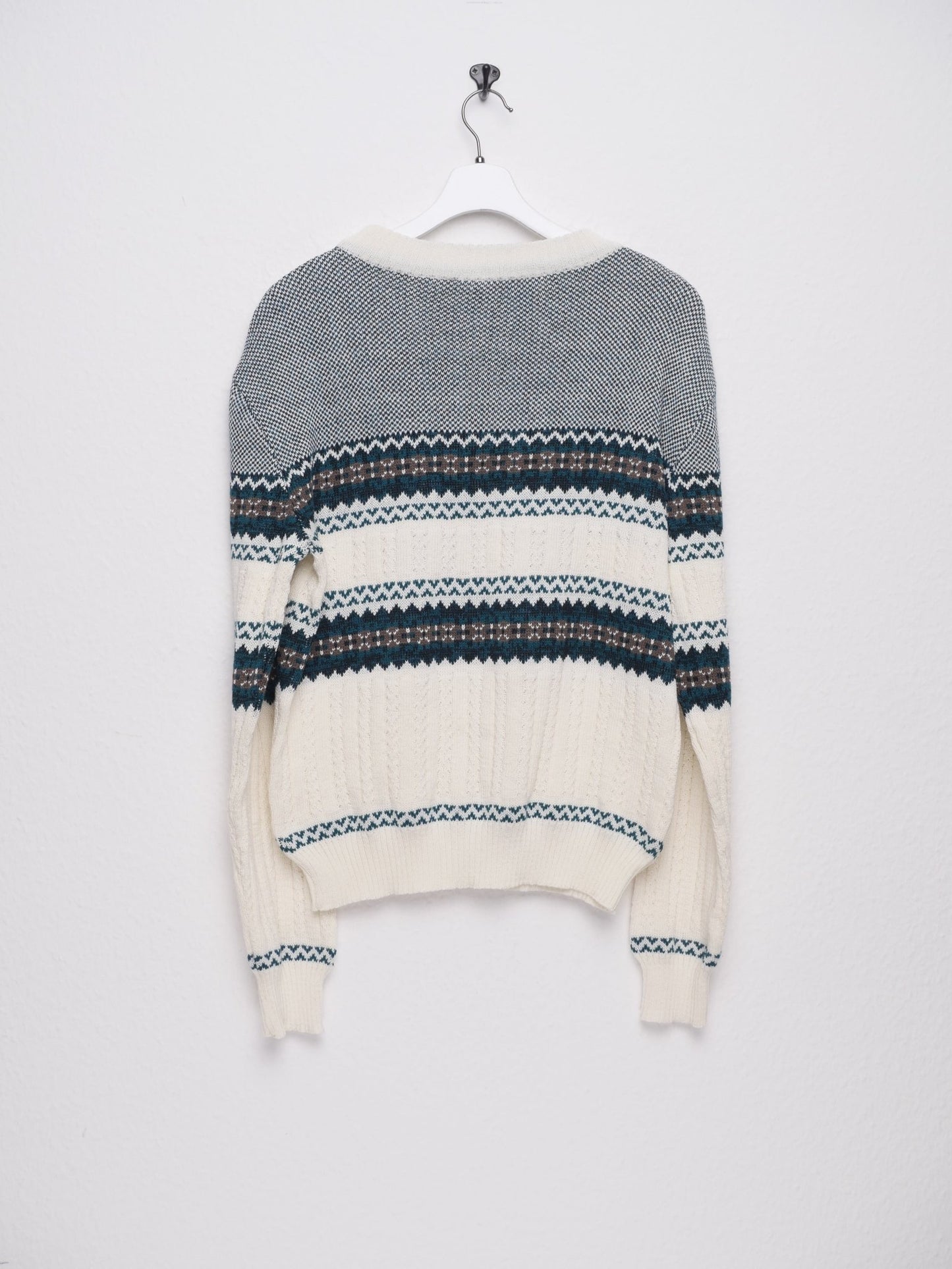 multicoloured patterned Knit Sweater - Peeces