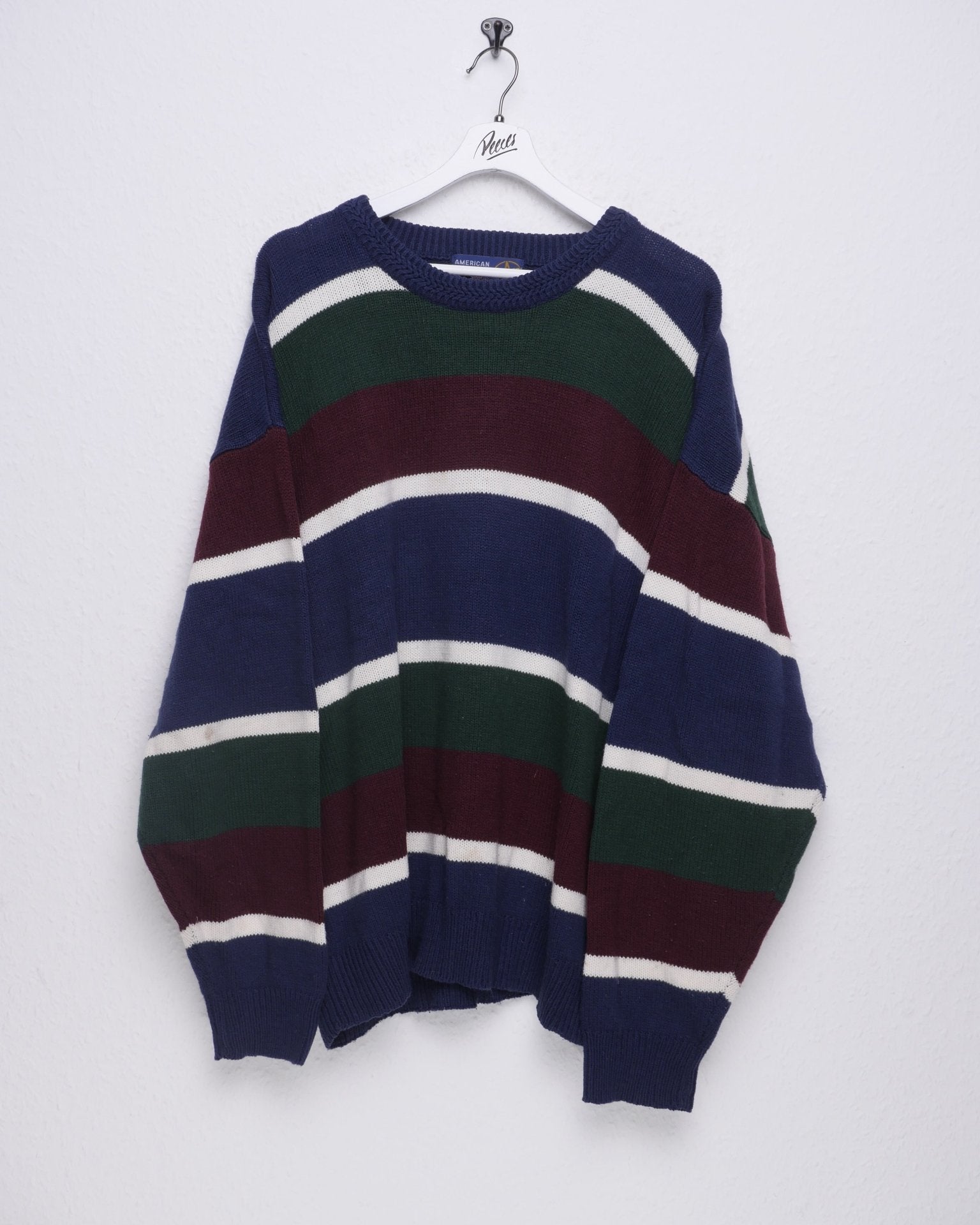 multicoloured striped knit Sweater - Peeces