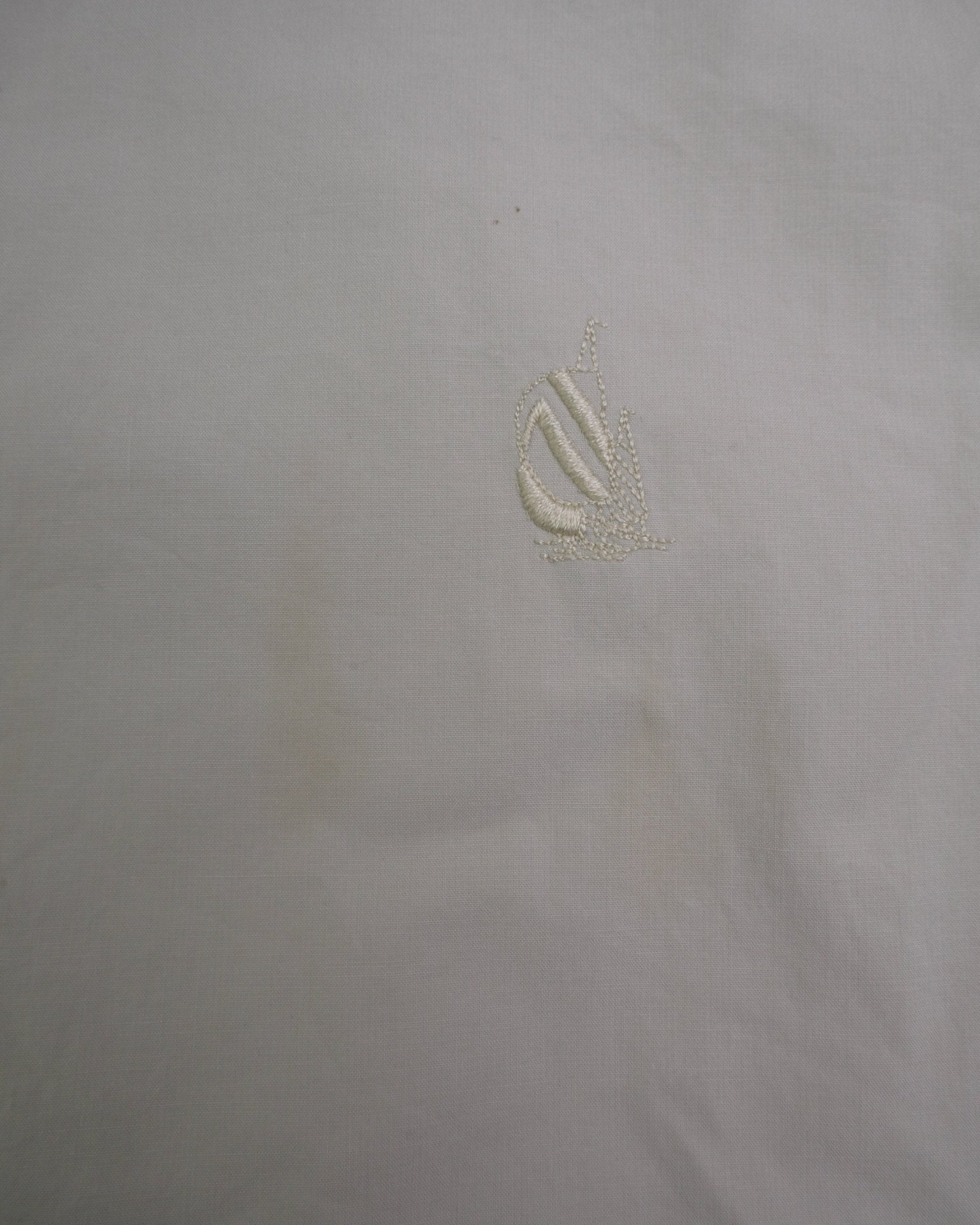 nautica embroidered Logo beige Harrington Jacke - Peeces