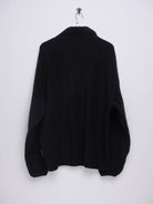 Nautica embroidered Logo black Fleece Half Zip Sweater - Peeces