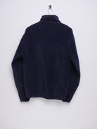 Nautica embroidered Logo blue Fleece Zip Sweater - Peeces