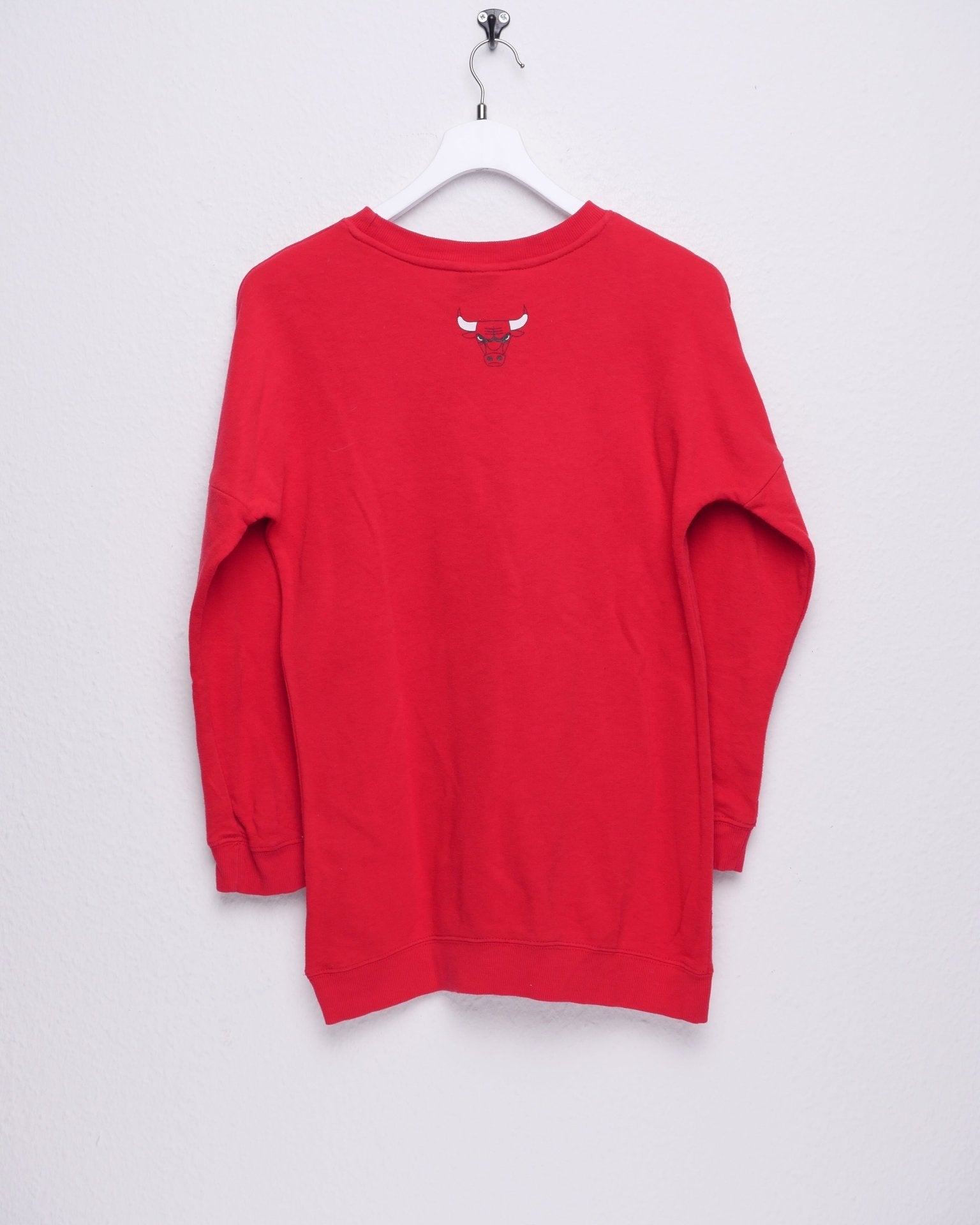 NBA 'Chicago Bulls' printed Graphic red Sweater - Peeces