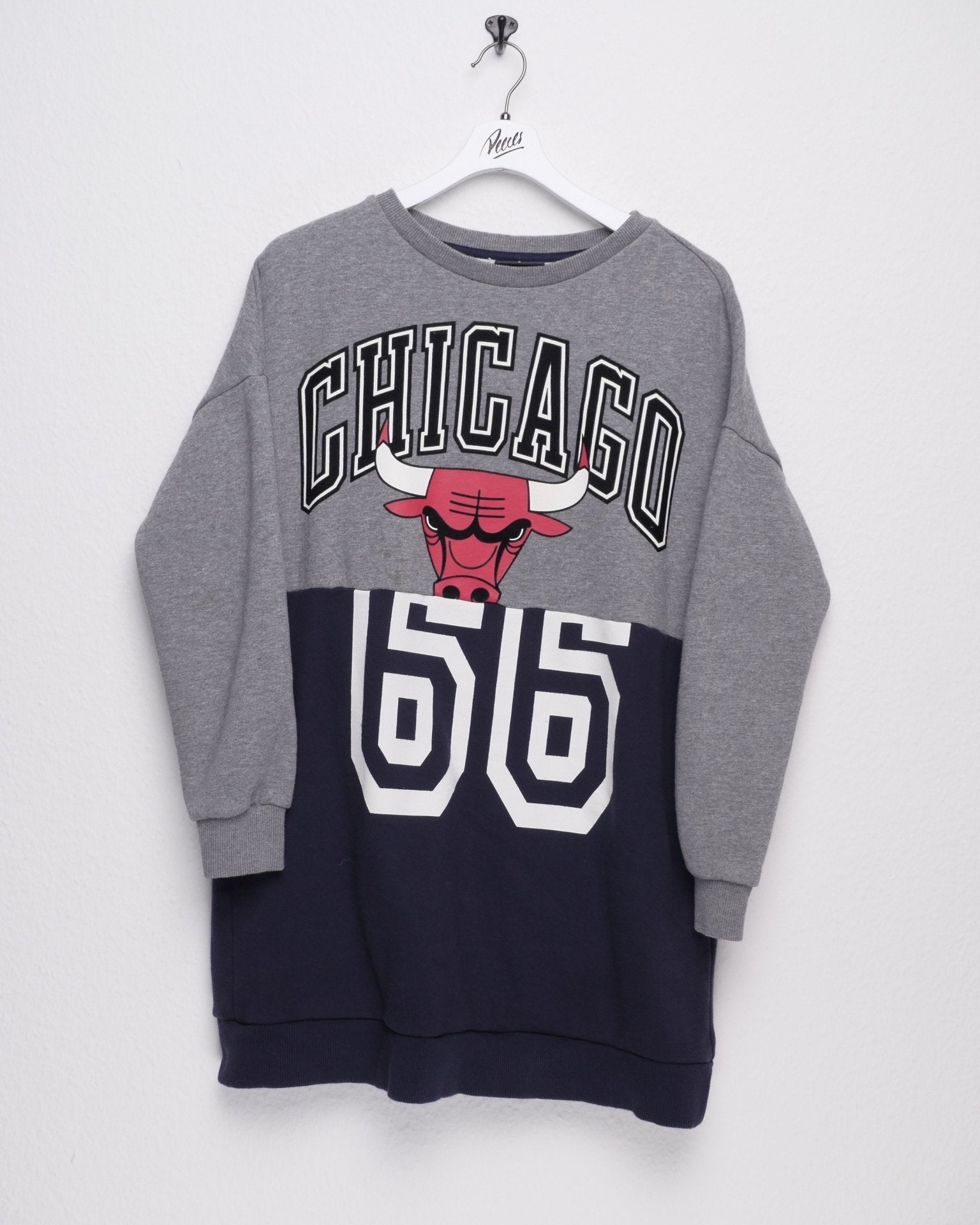 NBA Chicago Bulls printed Logo two toned Sweater - Peeces