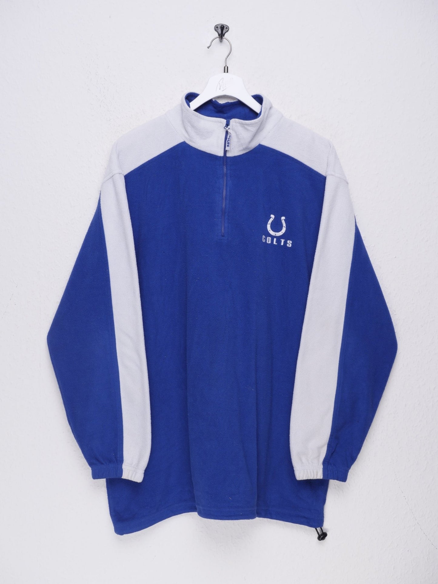 NFL embroidered Colts Logo Fleece Half Zip Sweater - Peeces