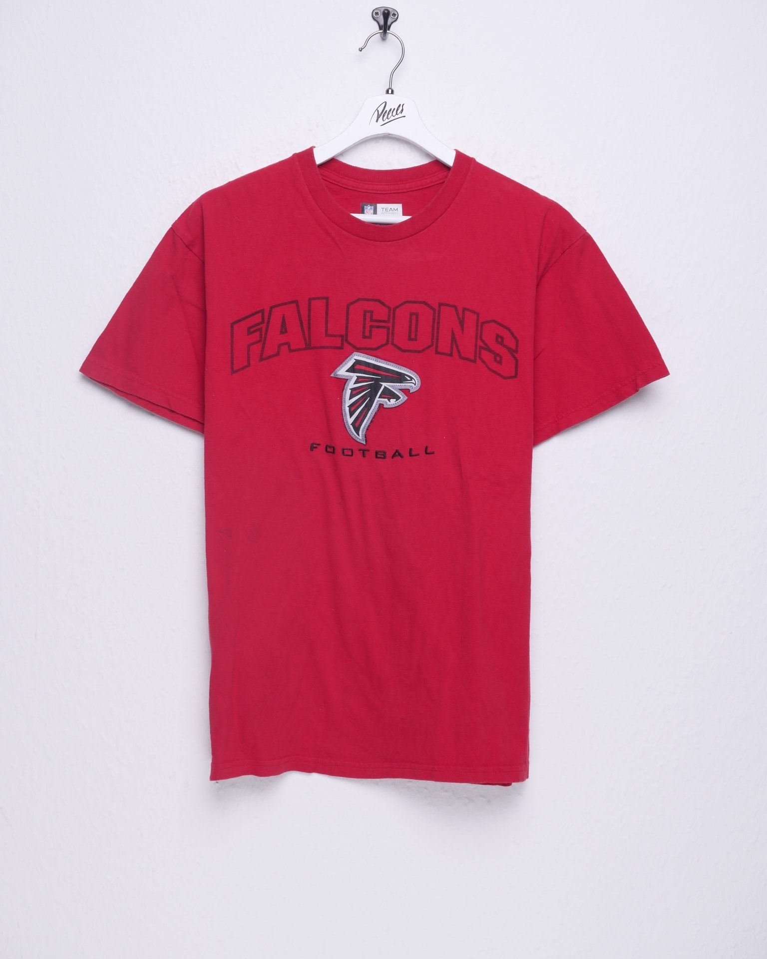NFL embroidered Logo 'Falcons Football' washed red Shirt - Peeces