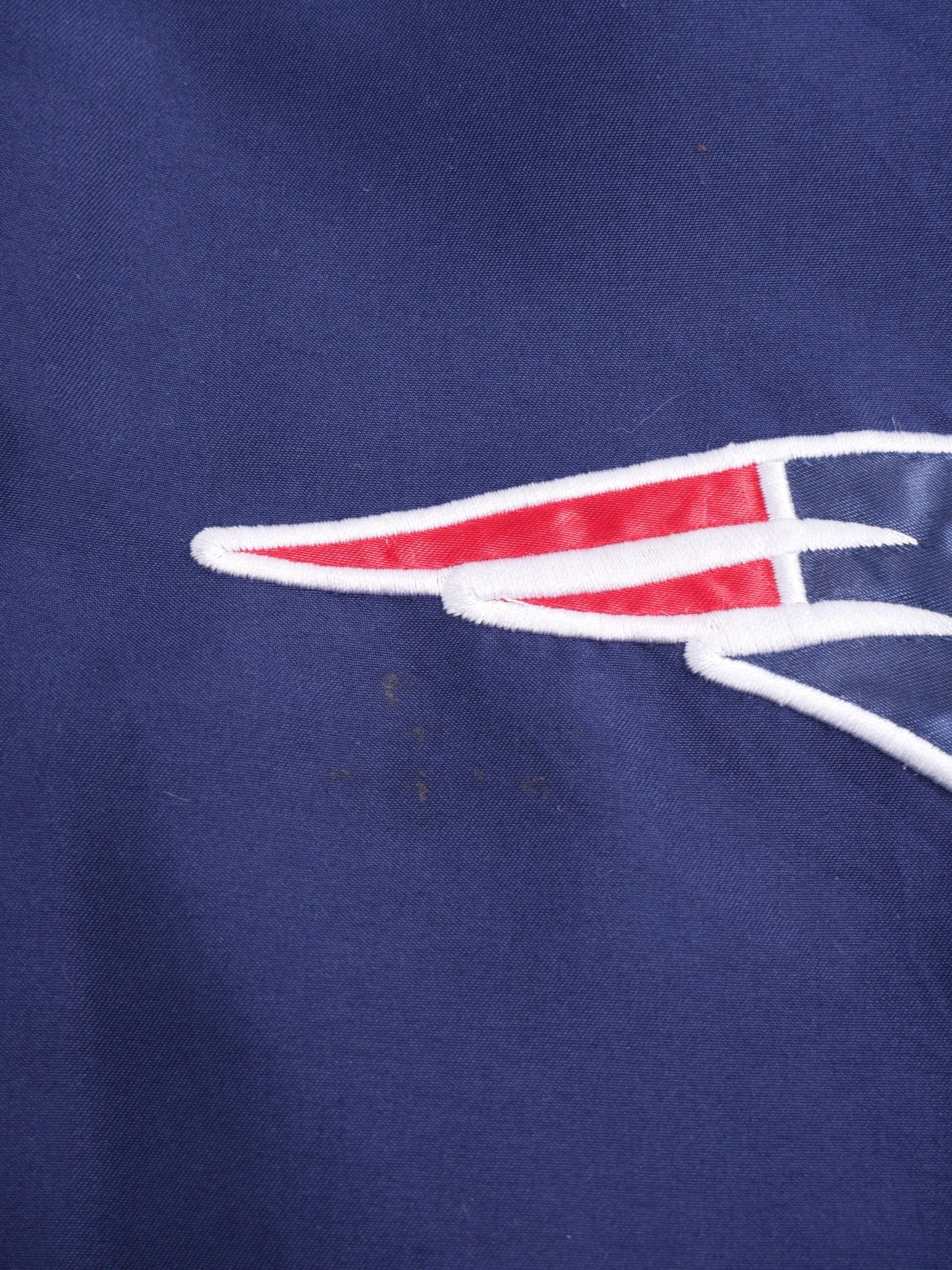 NFL New England Patriots embroidered Logo navy Track Jacke - Peeces