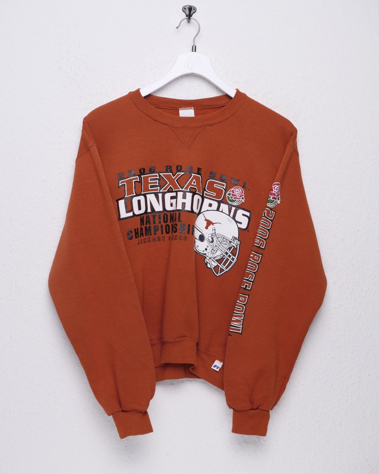 NFL 'Texas Longhorns' printed Graphic orange Sweater - Peeces