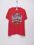 NHL 'Chicago Blackhawks' printed Graphic red Shirt - Peeces