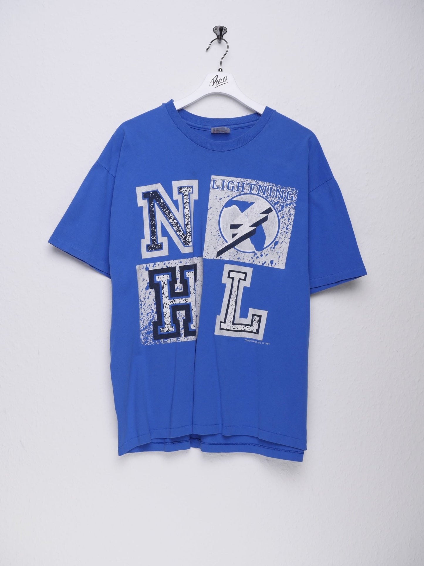 NHL Lightning printed Graphic blue Shirt - Peeces
