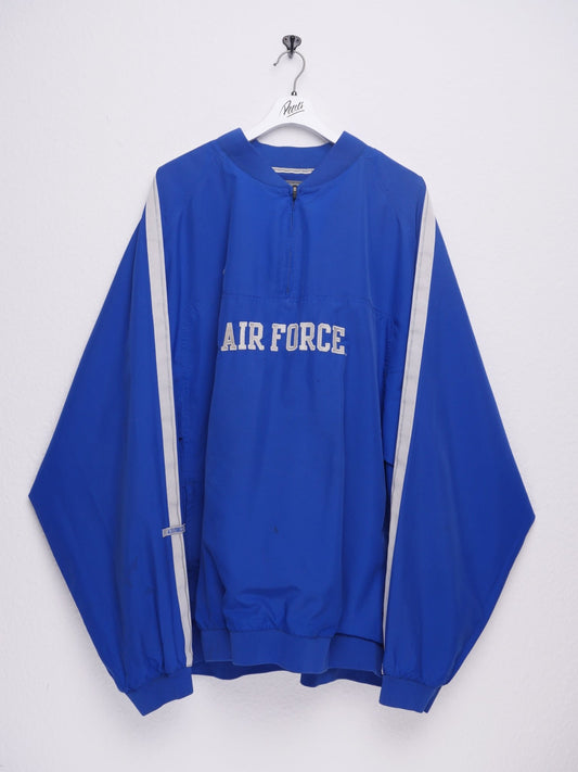 nike Air force embroidered Logo Half zip Jersey Sweater - Peeces