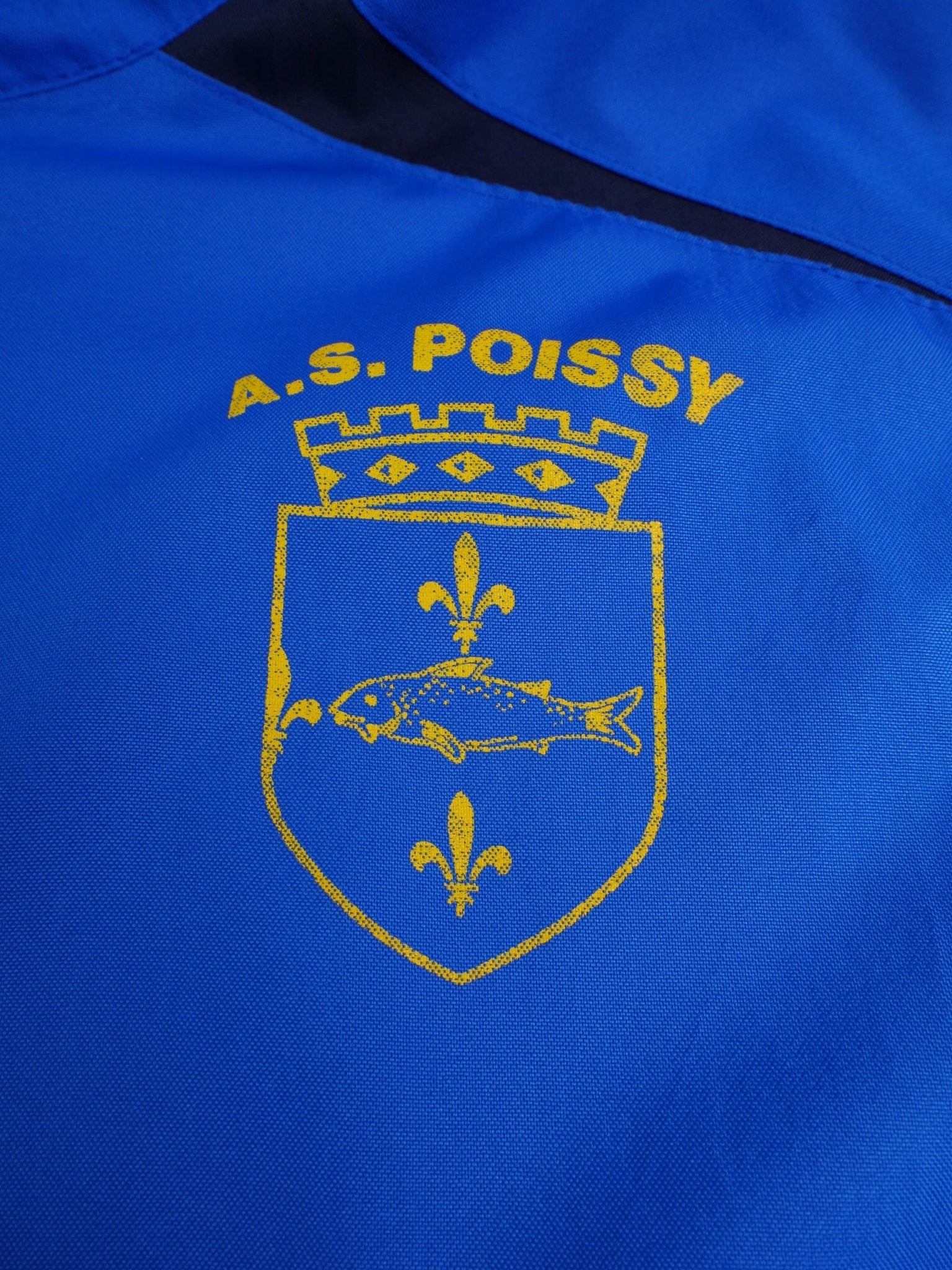 nike A.S. Poissy printed Logo blue Track Jacket - Peeces