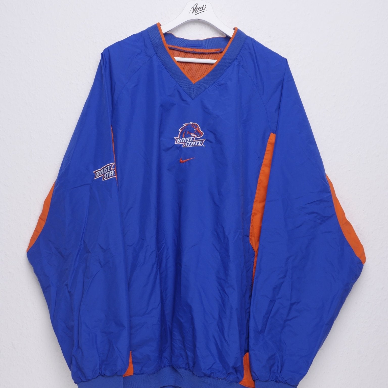 Nike Boise State Broncos Football embroidered Middle Swoosh Jersey Sweater - Peeces