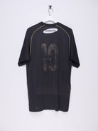 nike embroidered Logo black/gold Soccer Jersey Shirt - Peeces