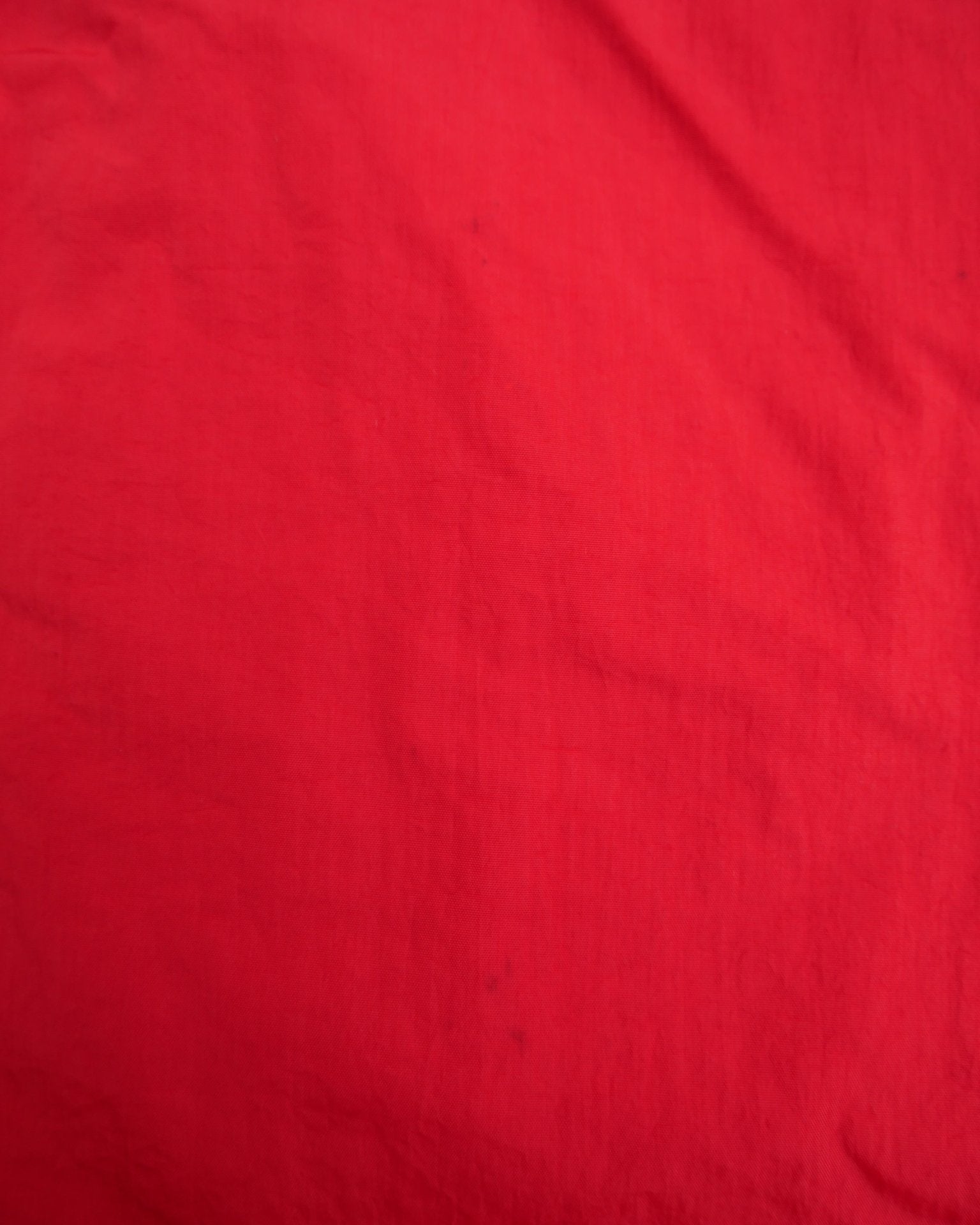 nike embroidered Logo red oversized Half Zip Windbreaker Jacke - Peeces
