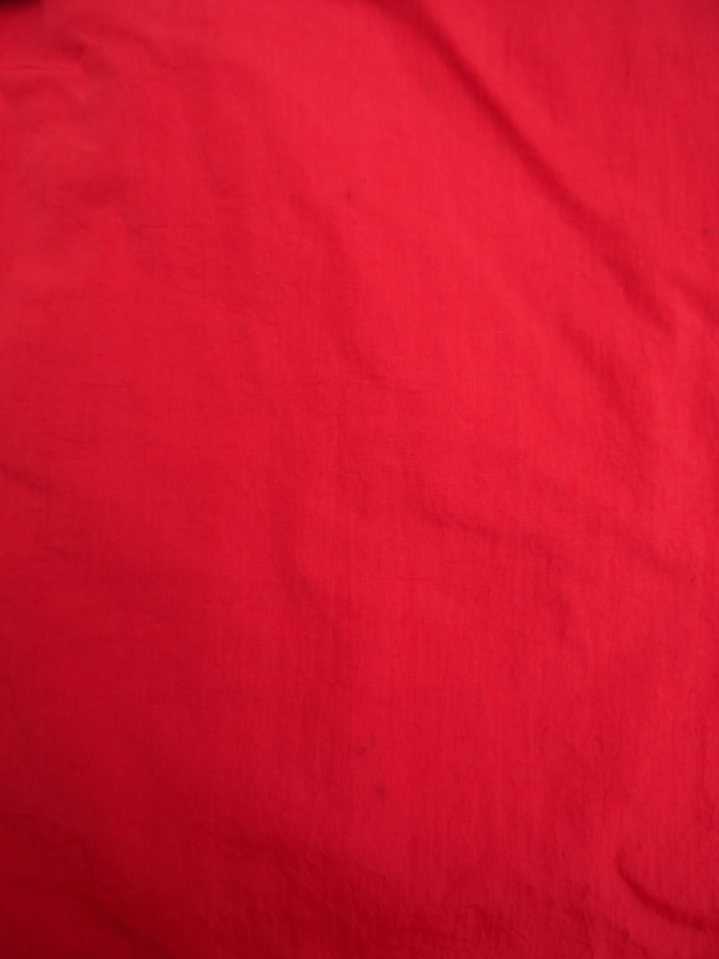 nike embroidered Logo red oversized Half Zip Windbreaker Jacke - Peeces