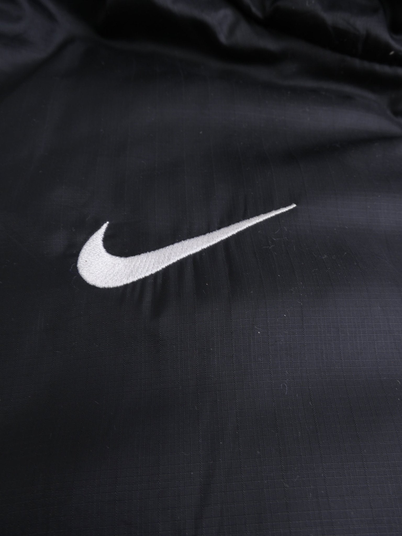 Nike embroidered Swoosh black thick Jacket - Peeces