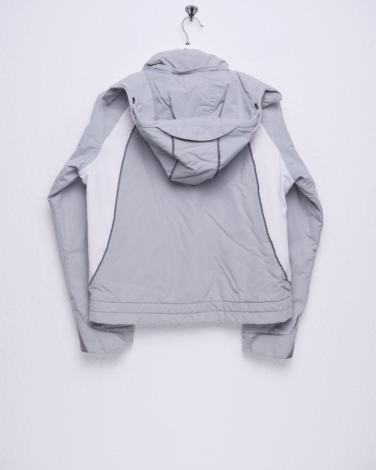 Nike embroidered Swoosh grey Jacke - Peeces