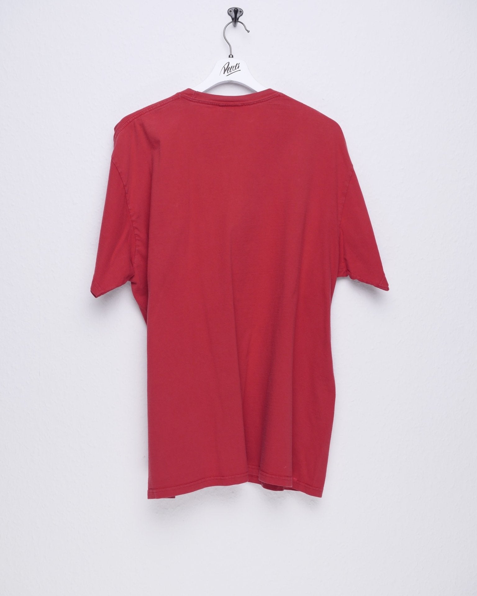 nike embroidered Swoosh red Shirt - Peeces