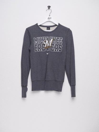 nike Milwawkee Brewers printed Spellout Sweater - Peeces