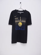 Nike NBA Golden State Warriors 2018 Champions printed Logo Shirt - Peeces