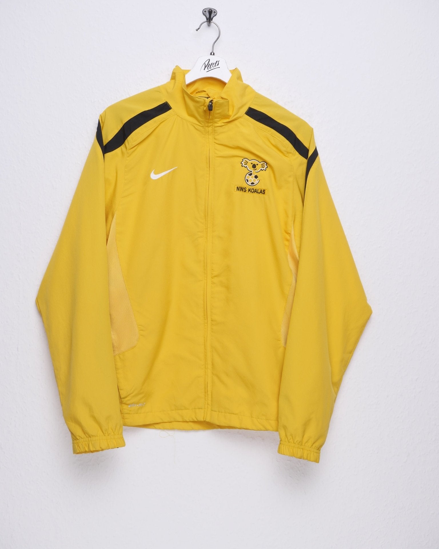 Nike NWS Koalas embroidered Logo yellow Track Jacke - Peeces