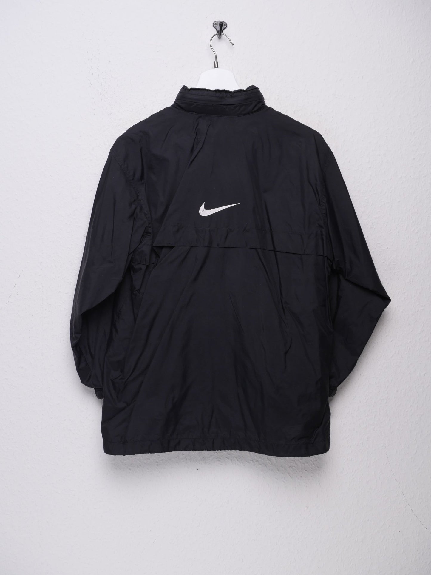 Nike printed Logo black Track Jacket - Peeces