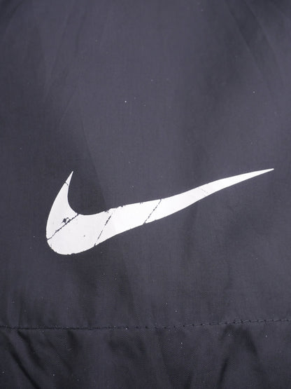 Nike printed Logo black Track Jacket - Peeces
