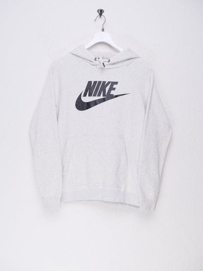 Nike printed Logo grey Hoodie - Peeces