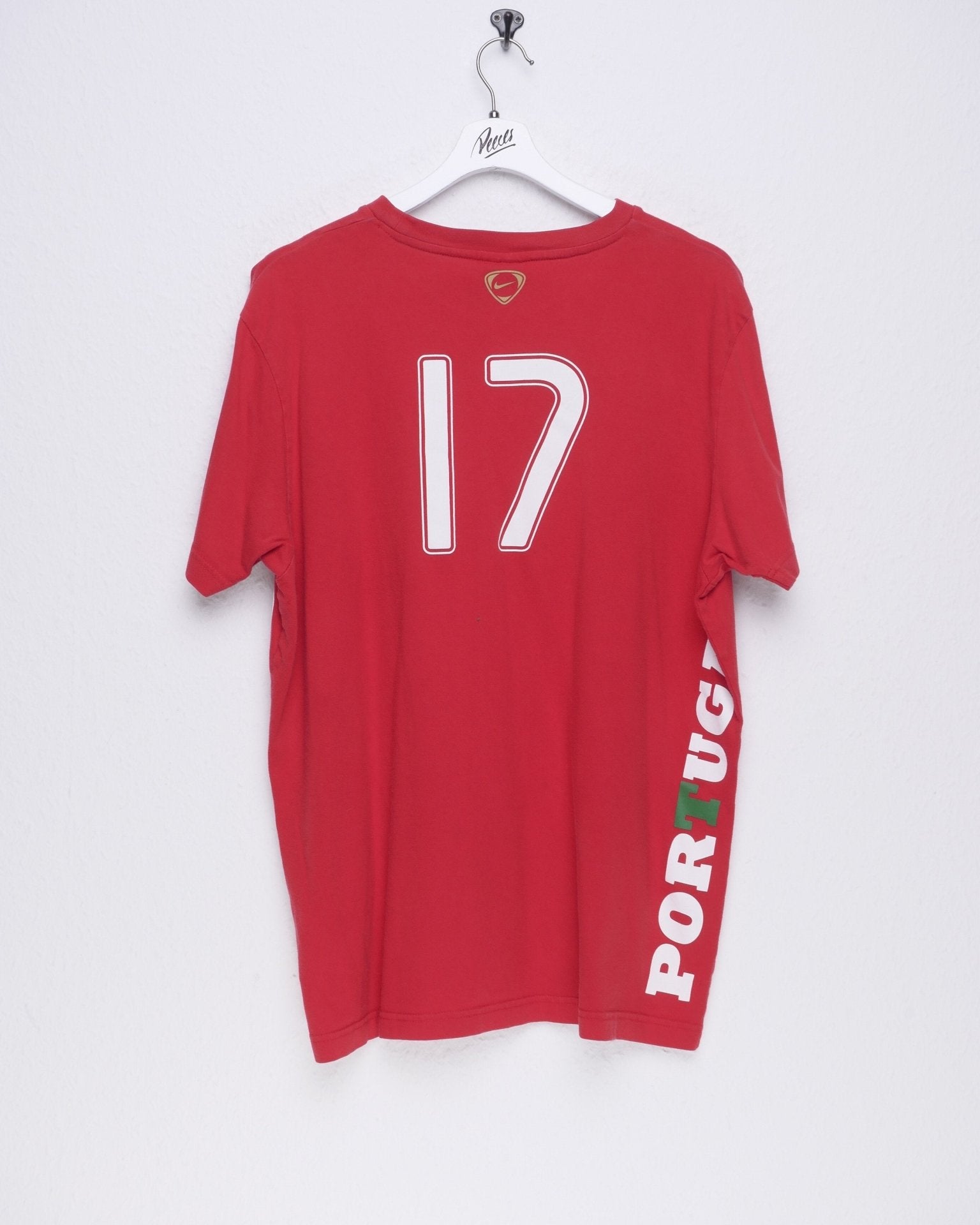 nike printed Logo International Portugal Soccer Shirt - Peeces