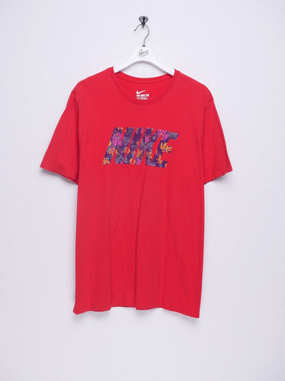 nike printed Logo red Shirt - Peeces