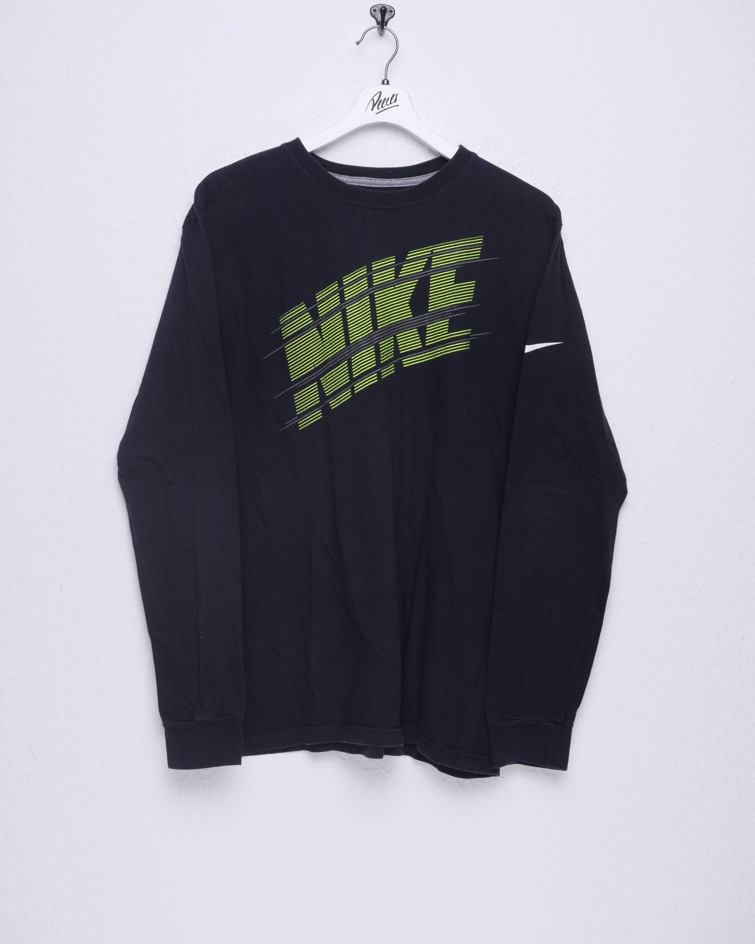 Nike printed Swoosh black L/S Shirt - Peeces