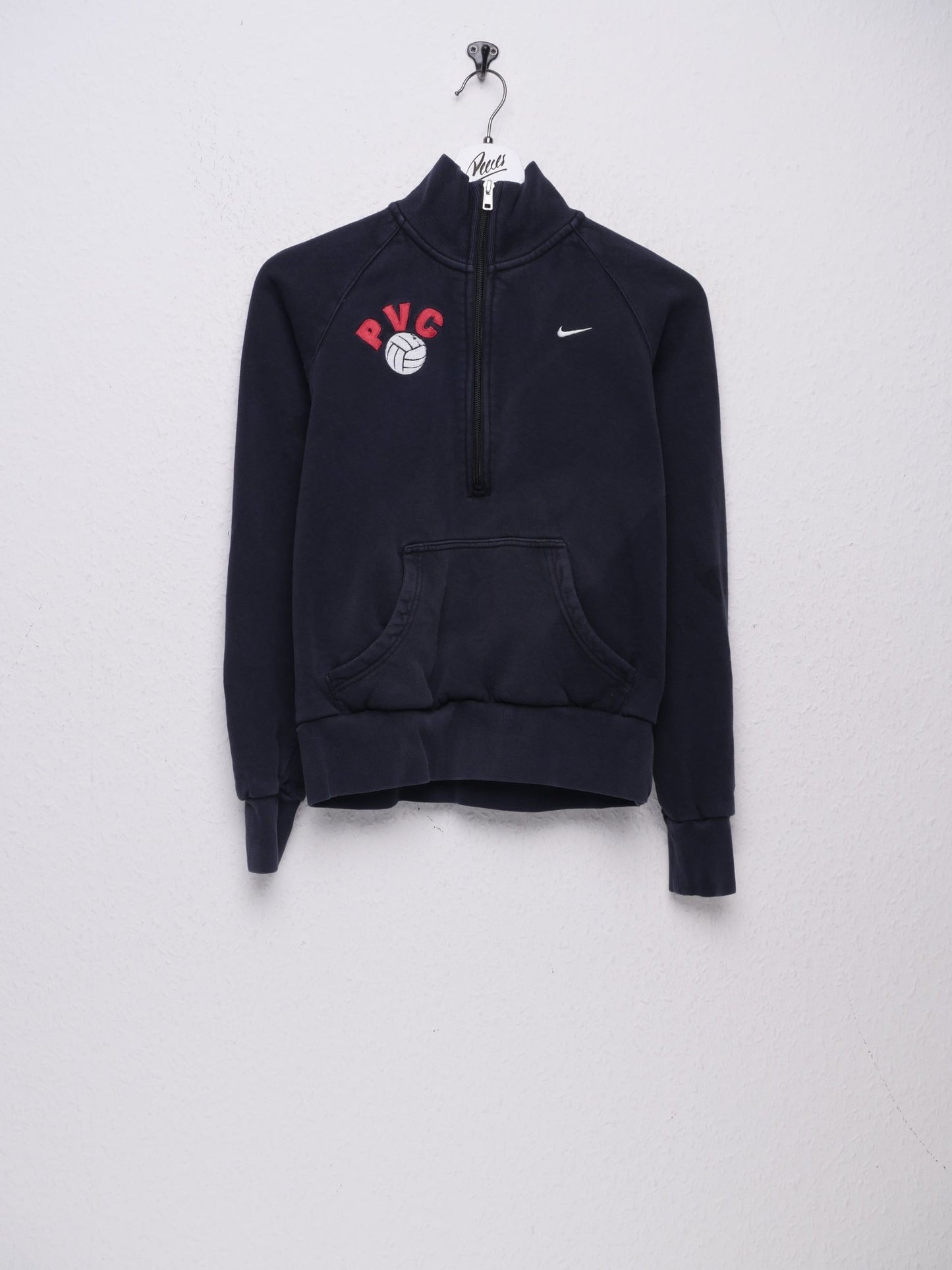 Nike PVC embroidered Logo Half Zip Sweater - Peeces