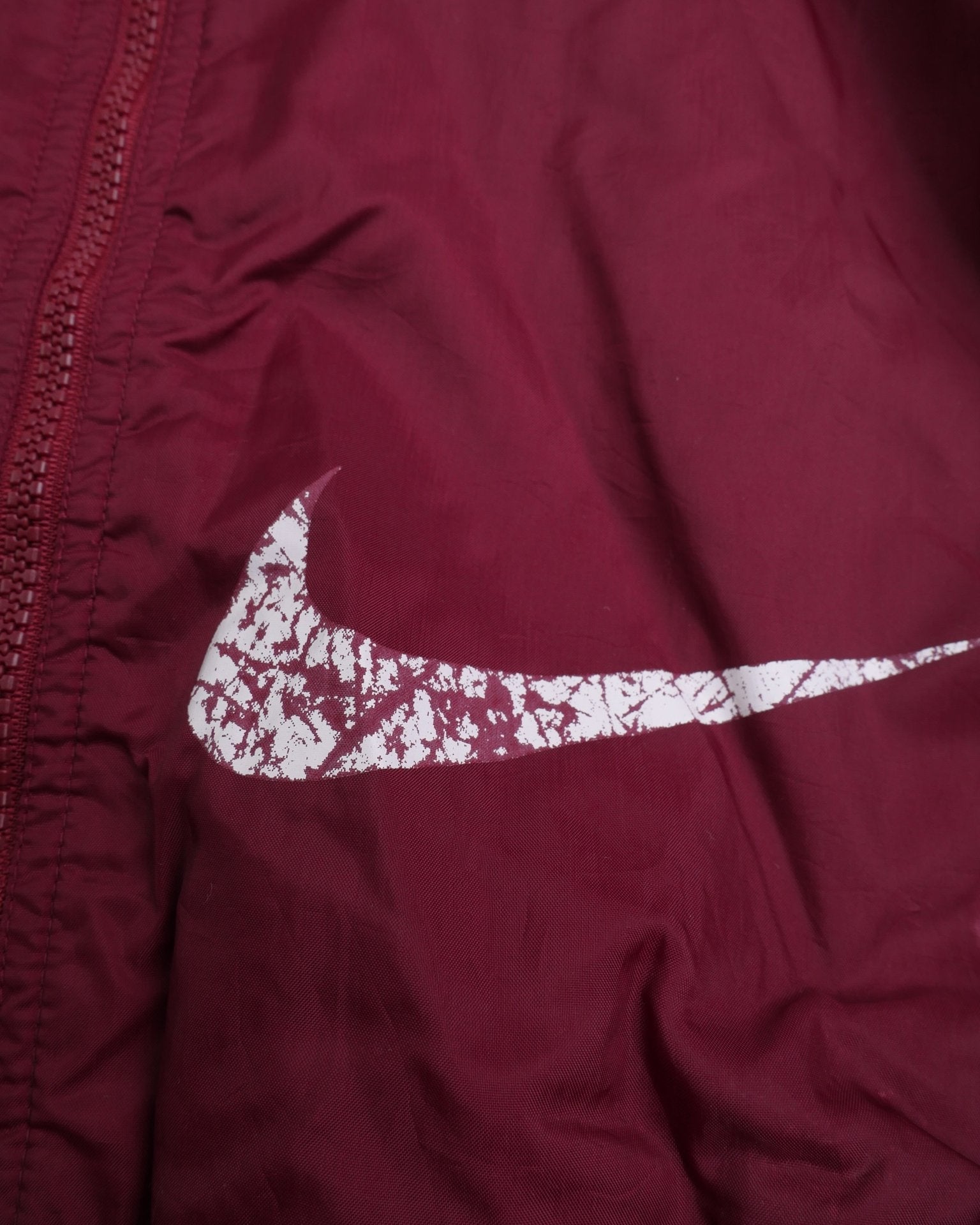 nike Red Tag embroidered Logo two toned Track Jacket - Peeces