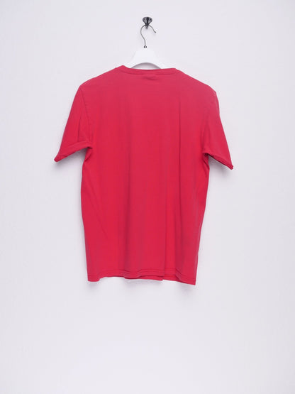 nike Red Tag embroidered Swoosh red Shirt - Peeces