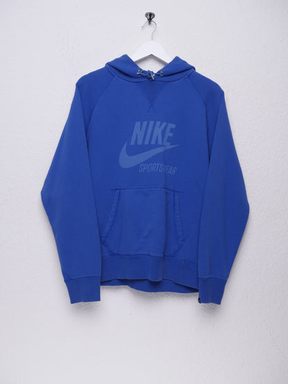 Nike Sportswear printed Big Logo washed blue Hoodie - Peeces