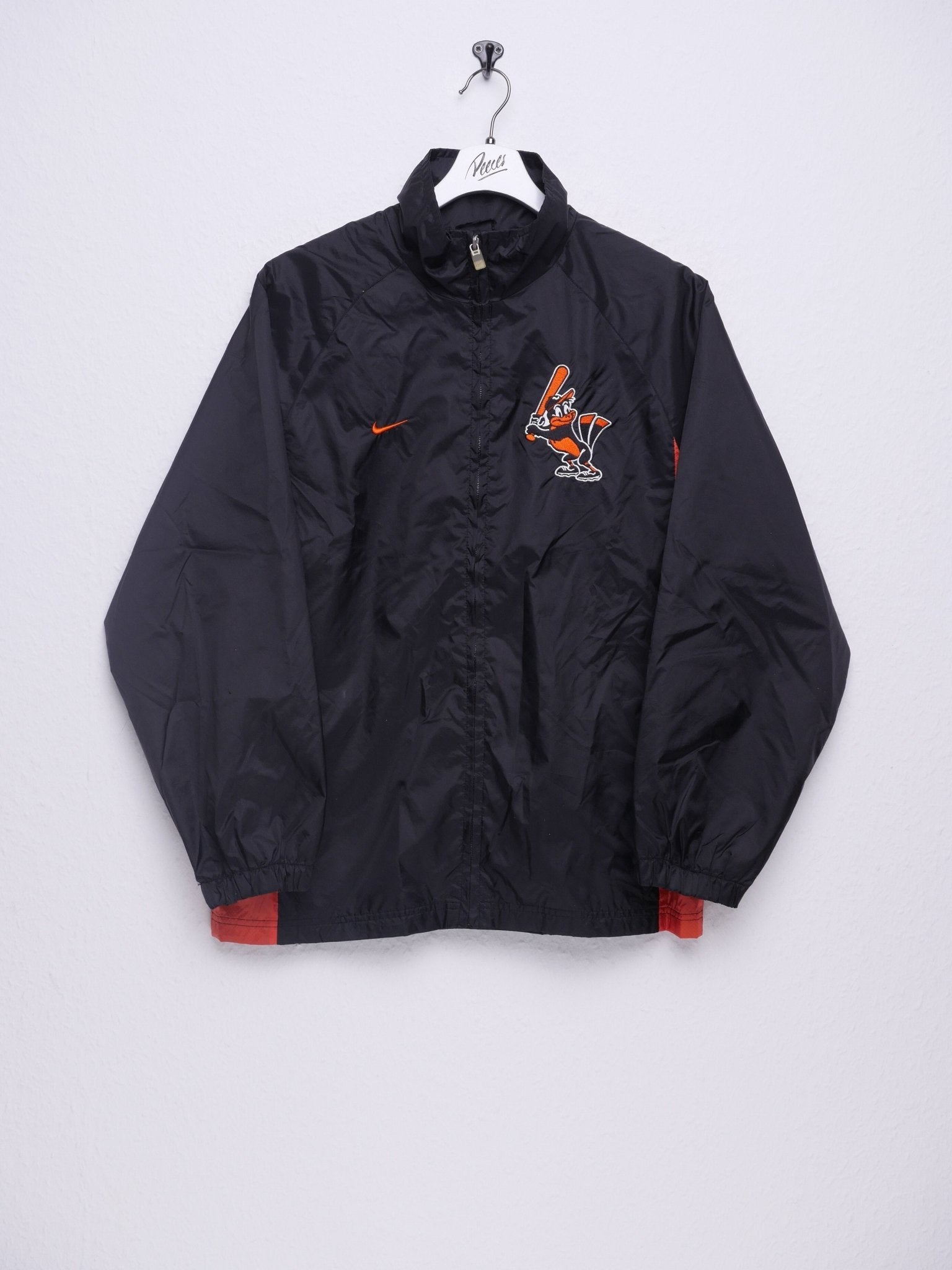 nike Team MLB Baltimore Orioles embroidered Logo Track Jacket - Peeces