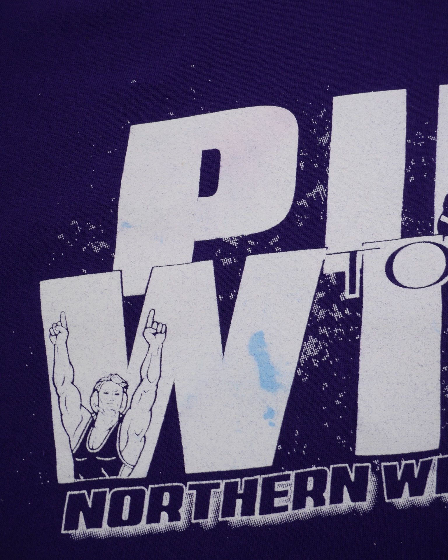 Northern Wrestling printed Graphic purple Shirt - Peeces