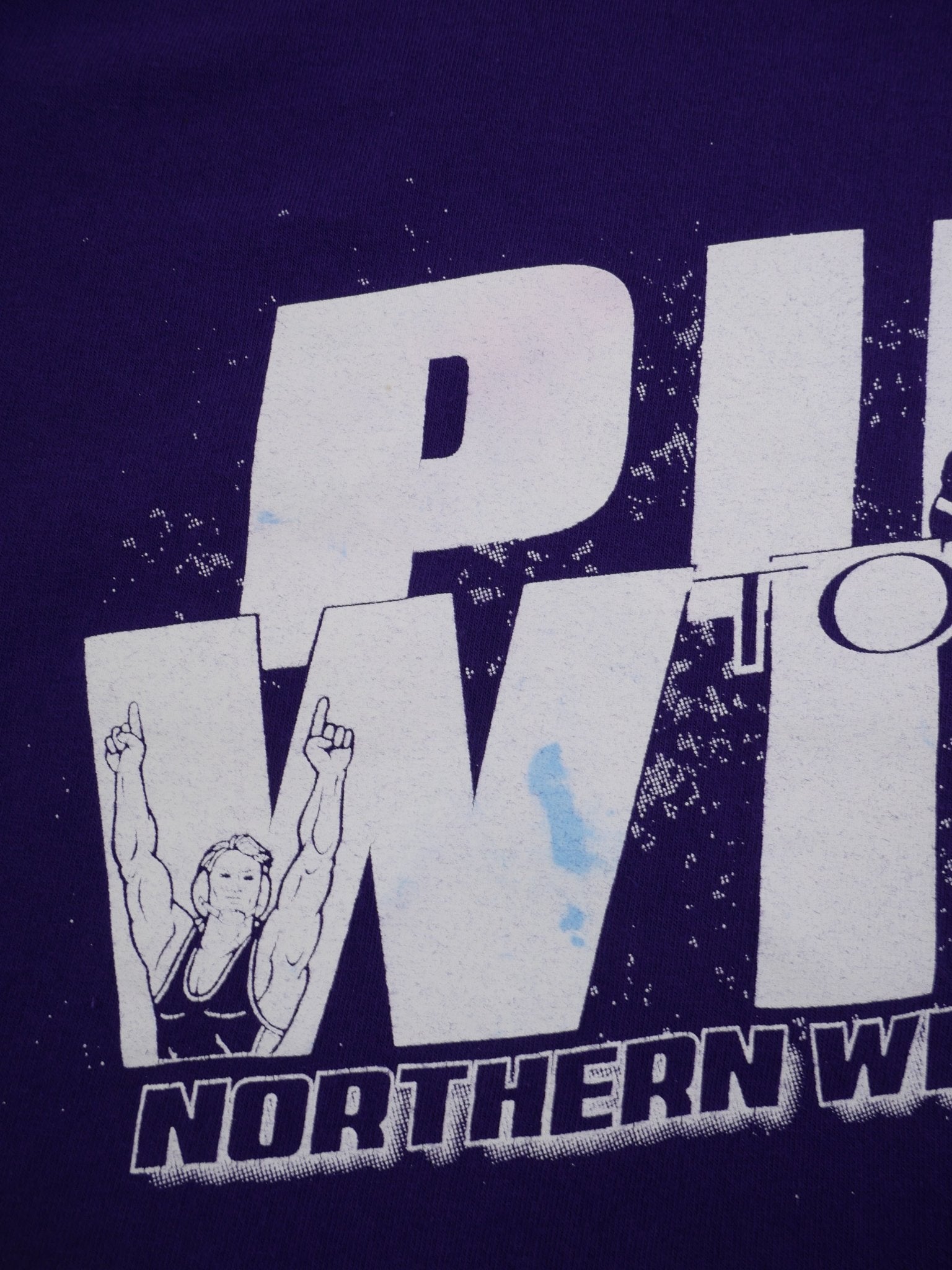 Northern Wrestling printed Graphic purple Shirt - Peeces