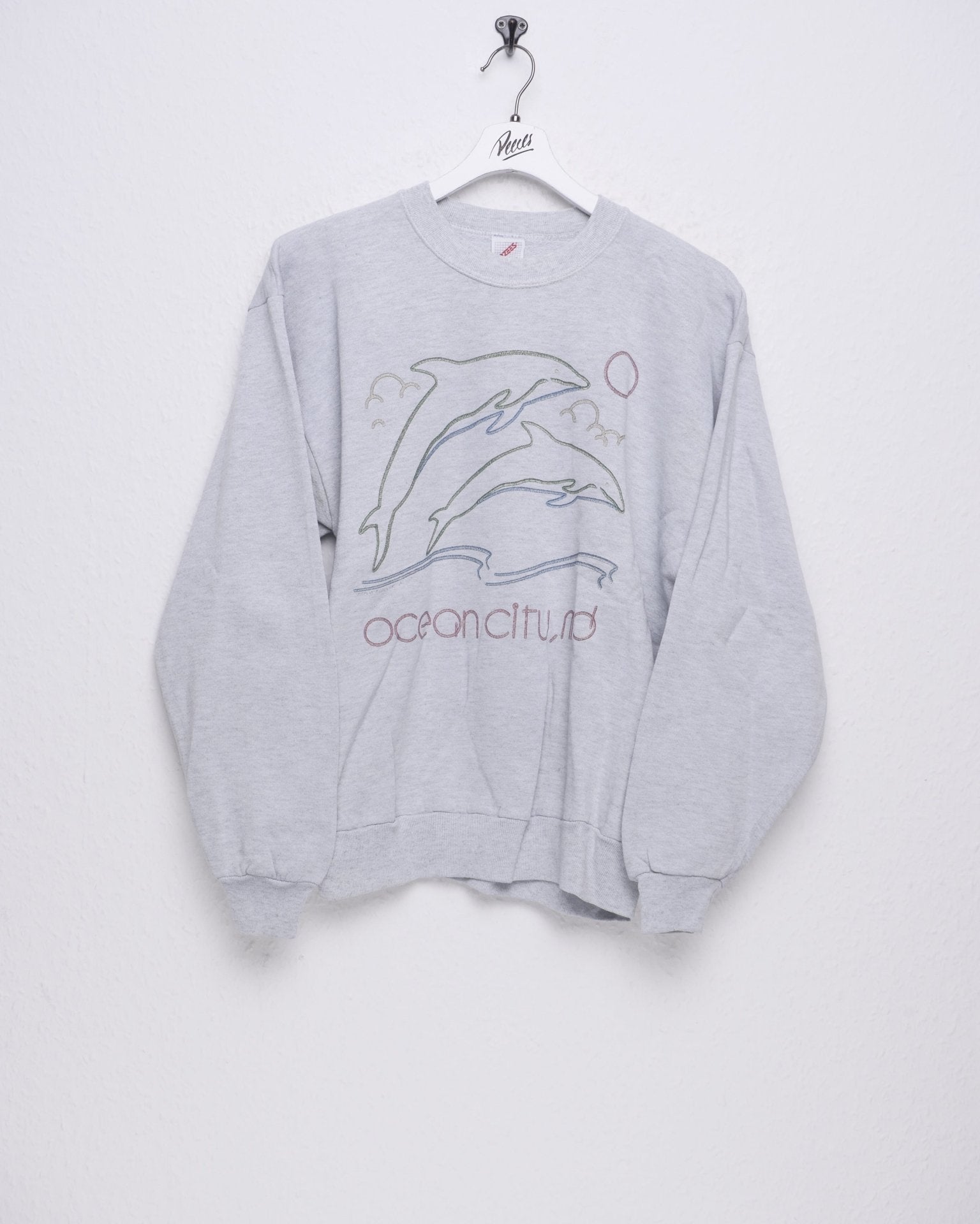 Ocean City printed Logo Vintage Sweater - Peeces