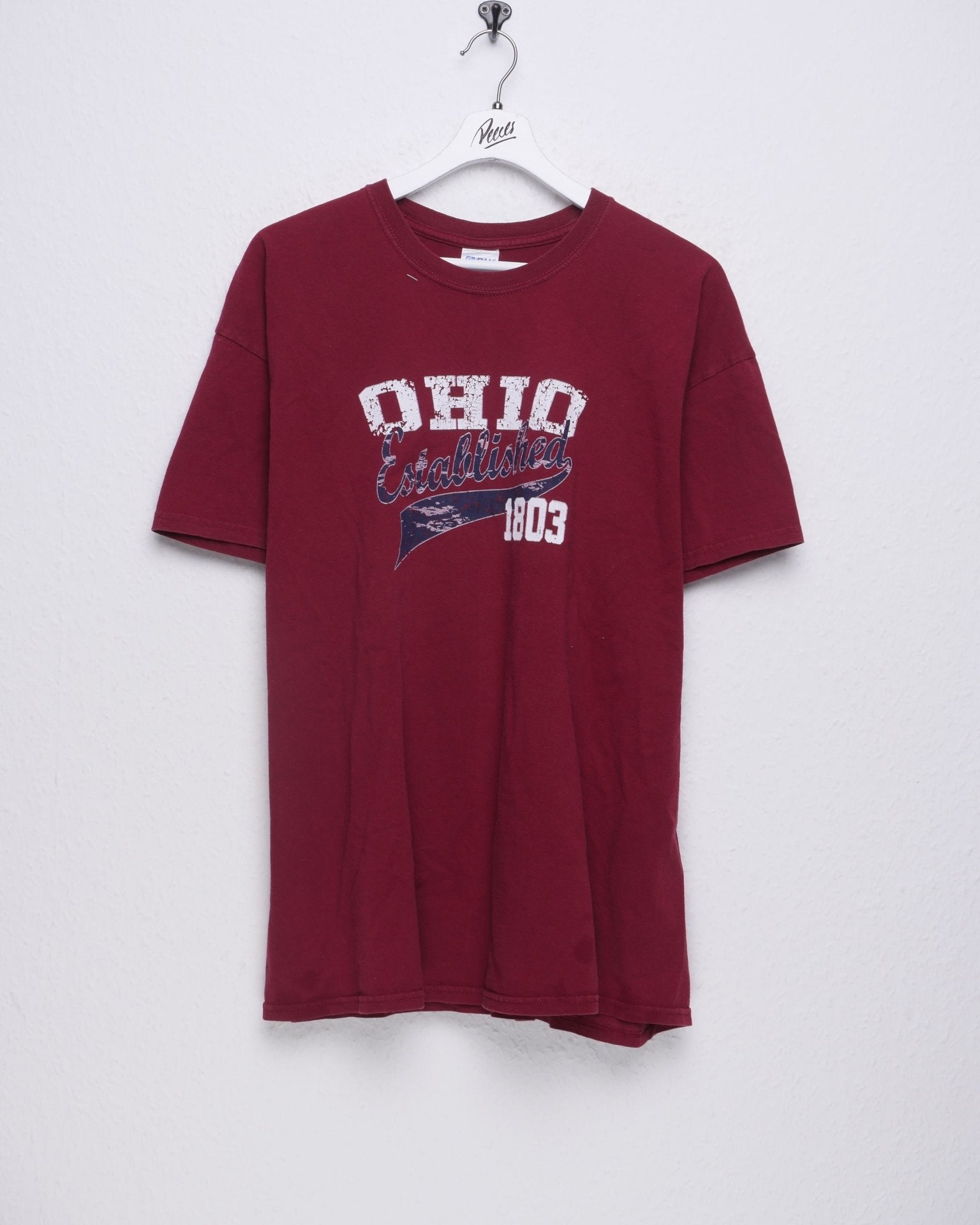 Ohio Spellout Vintage Shirt - Peeces